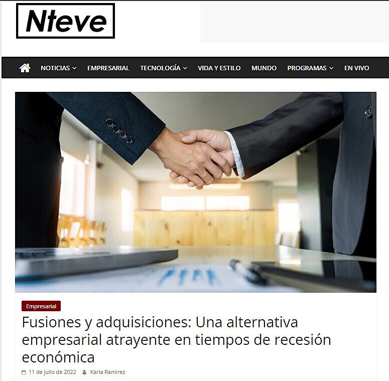 Fusiones y adquisiciones: Una alternativa empresarial atrayente en tiempos de recesin econmica